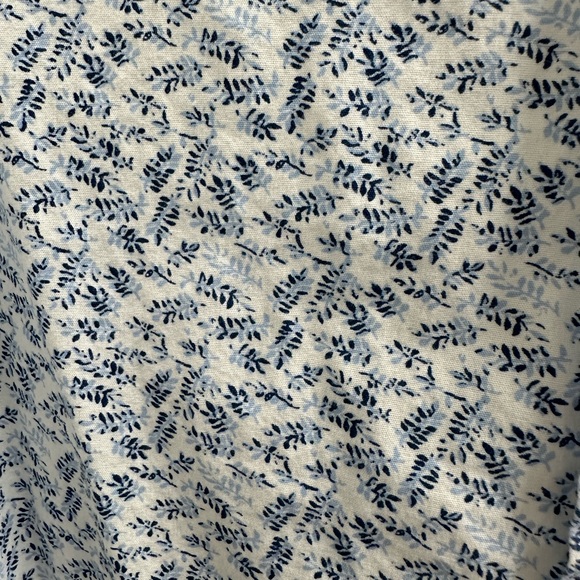 MBX Premium Goods Mens Button Down Shirt SZ L Blue/White Print - Picture 3 of 4